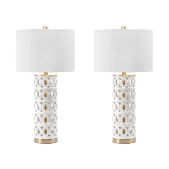 And Gold Cut-Out Ovals Table Lamp-Kirkland's Home Flash Sale