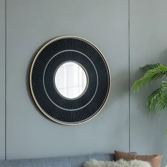 And Gold Double Ribbed Wall Mirror-Kirkland's Home Outlet