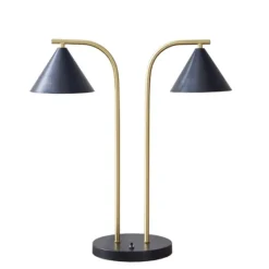 And Gold Double Shade Table Lamp-Kirkland's Home New