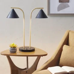 And Gold Double Shade Table Lamp-Kirkland's Home New