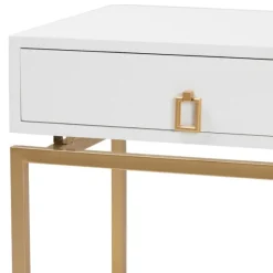 And Gold 1-Drawer Nightstand-Kirkland's Home Best Sale