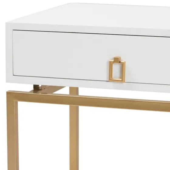 And Gold 1-Drawer Nightstand-Kirkland's Home Best Sale