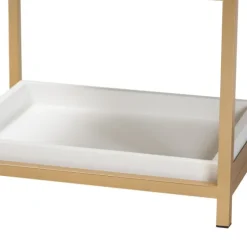 And Gold 1-Drawer Nightstand-Kirkland's Home Best Sale