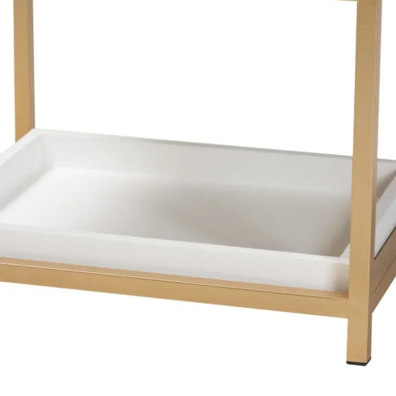 And Gold 1-Drawer Nightstand-Kirkland's Home Best Sale