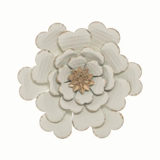 And Gold Metal Flower Large Wall Plaque-Kirkland's Home Shop