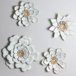 And Gold Metal Flower Large Wall Plaque-Kirkland's Home Shop