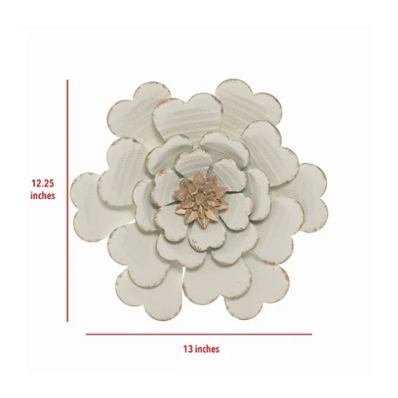 And Gold Metal Flower Large Wall Plaque-Kirkland's Home Shop
