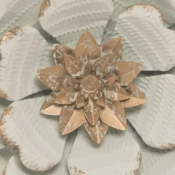 And Gold Metal Flower Large Wall Plaque-Kirkland's Home Shop