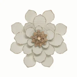 And Gold Metal Flower Small Wall Plaque-Kirkland's Home Outlet