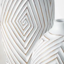 And Gold Ribbed Mod Vases, Set Of 2-Kirkland's Home Sale
