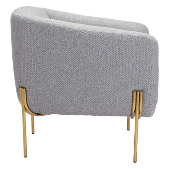 And Gold Rounded Back Accent Chair-Kirkland's Home Online