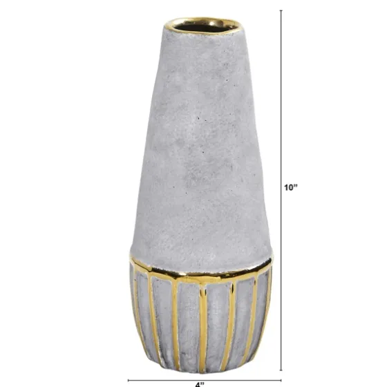 And Gold Rustic Decorative Vase, 10 In.-Kirkland's Home Clearance