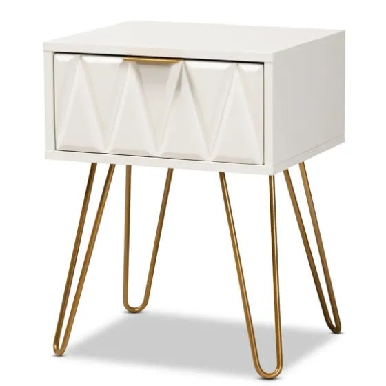 And Gold Single Drawer Accent Table-Kirkland's Home Shop