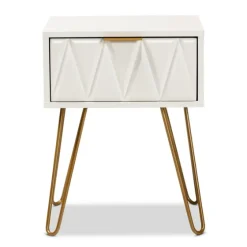 And Gold Single Drawer Accent Table-Kirkland's Home Shop