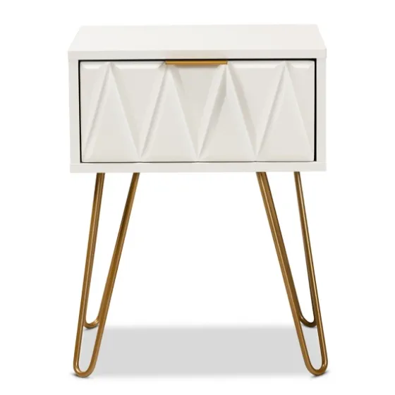 And Gold Single Drawer Accent Table-Kirkland's Home Shop
