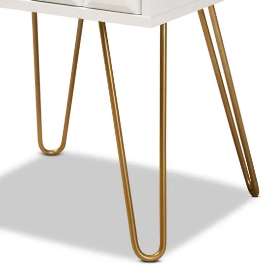 And Gold Single Drawer Accent Table-Kirkland's Home Shop