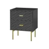 And Gold Wave Nightstand-Kirkland's Home Online