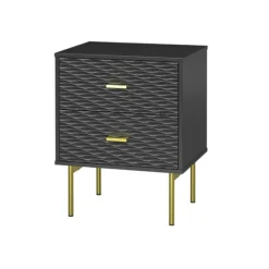 And Gold Wave Nightstand-Kirkland's Home Online