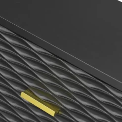 And Gold Wave Nightstand-Kirkland's Home Online