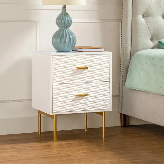 And Gold Wave Nightstand-Kirkland's Home Hot