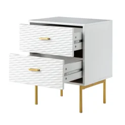 And Gold Wave Nightstand-Kirkland's Home Hot
