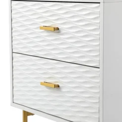 And Gold Wave Nightstand-Kirkland's Home Hot
