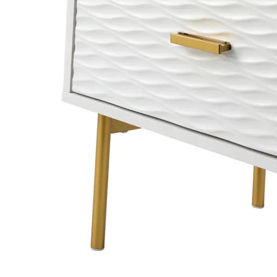 And Gold Wave Nightstand-Kirkland's Home Hot