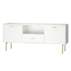 And Gold Wave Tv Stand-Kirkland's Home Store