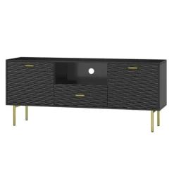 And Gold Wave Tv Stand-Kirkland's Home Outlet