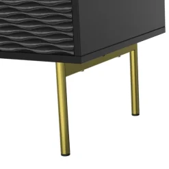 And Gold Wave Tv Stand-Kirkland's Home Outlet