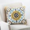 And Gray Embroidered Claudia Pillow-Kirkland's Home Clearance