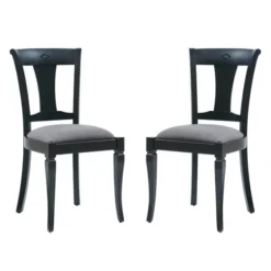 And Gray Linen Dining Chairs, Set Of 2-Kirkland's Home Online