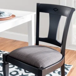 And Gray Linen Dining Chairs, Set Of 2-Kirkland's Home Online