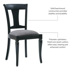 And Gray Linen Dining Chairs, Set Of 2-Kirkland's Home Online