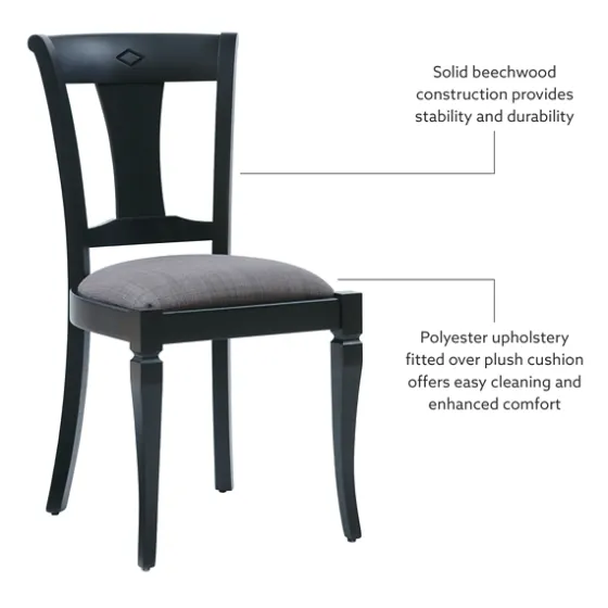 And Gray Linen Dining Chairs, Set Of 2-Kirkland's Home Online