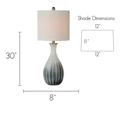 And Gray Textured Table Lamps, Set Of 2-Kirkland's Home Cheap