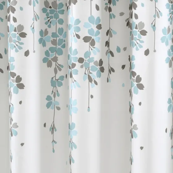 And Gray Weeping Flower Shower Curtain-Kirkland's Home Online
