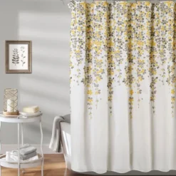 And Gray Weeping Flower Shower Curtain-Kirkland's Home Shop