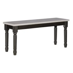 And Gray Wood Two Tone Dining Bench-Kirkland's Home Sale