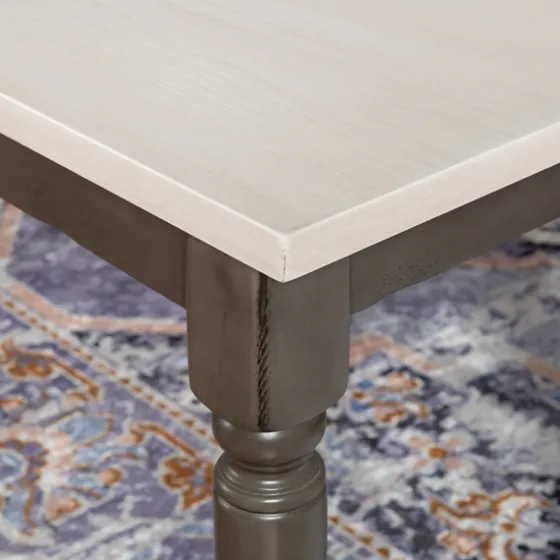 And Gray Wood Two Tone Dining Bench-Kirkland's Home Sale