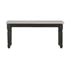 And Gray Wood Two Tone Dining Bench-Kirkland's Home Sale