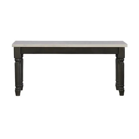 And Gray Wood Two Tone Dining Bench-Kirkland's Home Sale