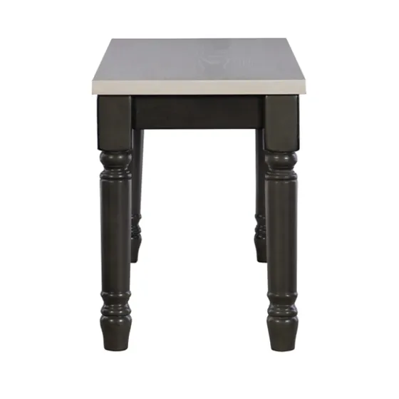 And Gray Wood Two Tone Dining Bench-Kirkland's Home Sale