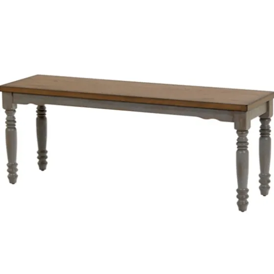 And Gray Wooden Dining Bench-Kirkland's Home Cheap