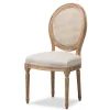 And Natural Cane Oval Back Dining Chair-Kirkland's Home Clearance