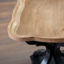 And Natural Corina Scalloped Accent Table-Kirkland's Home Cheap