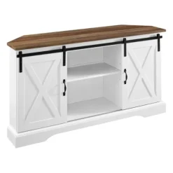 And Natural Sliding Barn Door Tv Stand-Kirkland's Home Best