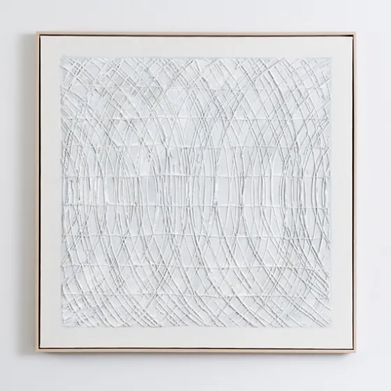 And Silver Abstract Lines Framed Art-Kirkland's Home New