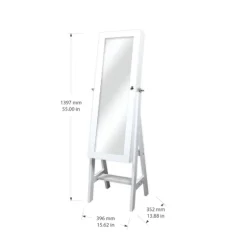 And Silver Wood Mirror Armoire-Kirkland's Home Flash Sale