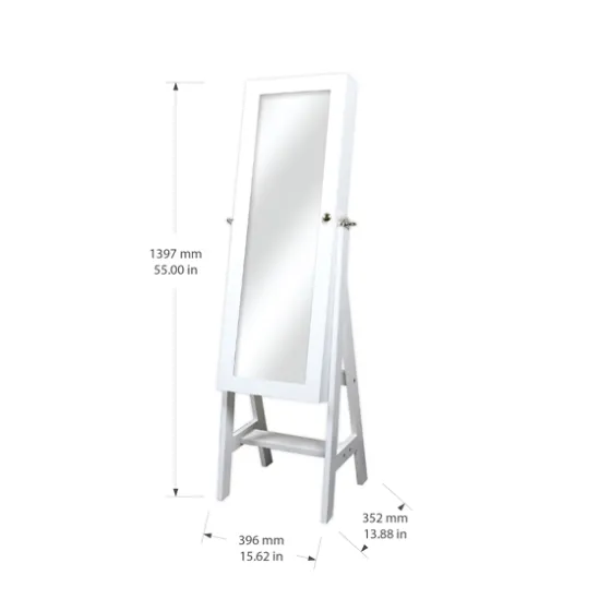 And Silver Wood Mirror Armoire-Kirkland's Home Flash Sale